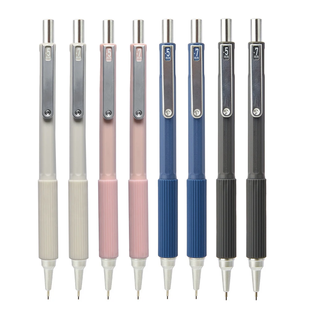 

4pcs/Set 0.5 0.7mm Mechanical Pencils 4 Colors Ideal for Writing - an Excellent Option for Both Office And Study