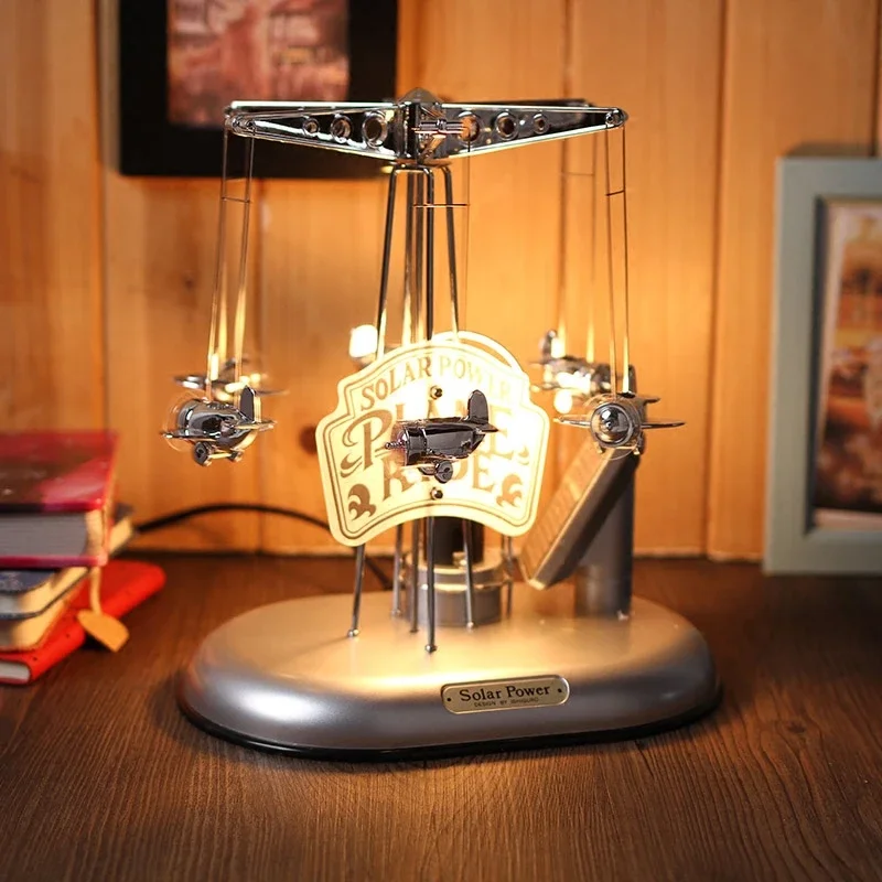 Solar energy/Ferris wheel/rotating music box/accessories of the Eiffel Tower in Paris/birthday gift