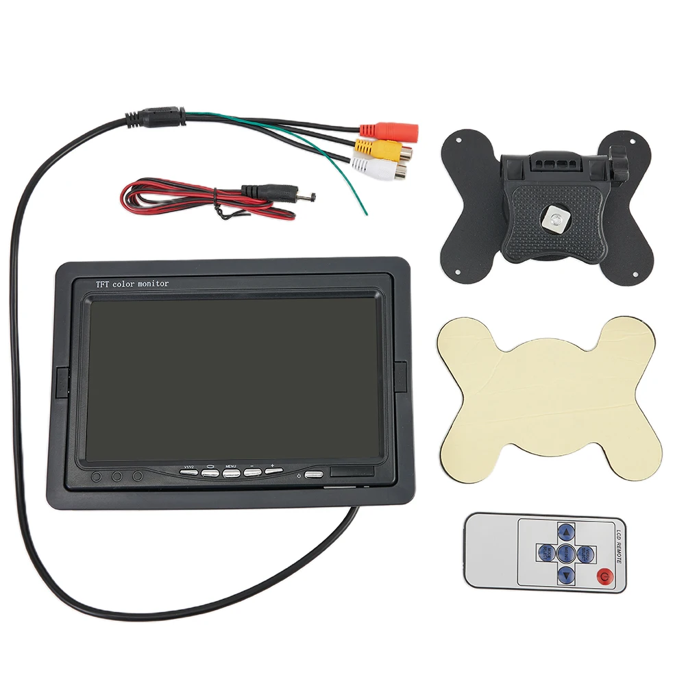 Brand New Car Monitor Part 800X600 HD Screen Observed PAL/NTSC Parking Aid Practical Quality Is Guarantee Safety 7 Inch