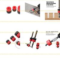 Q2Q4 3Pcs/set Adjustable Drill Stop Collars 3-13mm Countersink Drill Depth Stopper