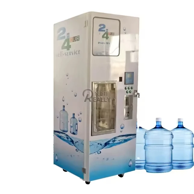 

400G 800G 1600G water vending machine alkaline water vending machine small water vending machine kenya shipping by sea to seapor