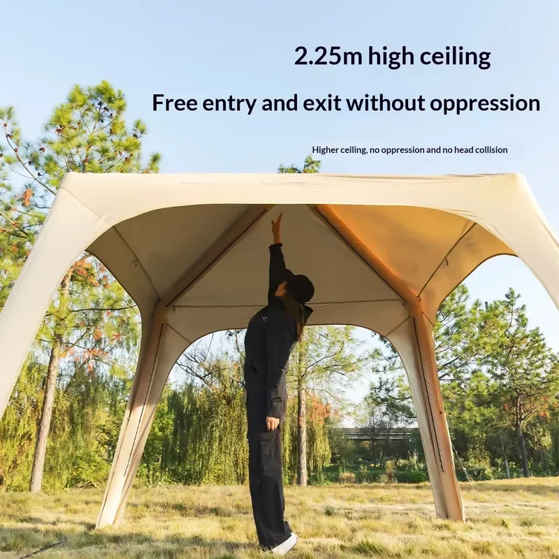 Multi-person Inflatable Tent, 4-6 People Dome Style for Camping & Outdoor Activities