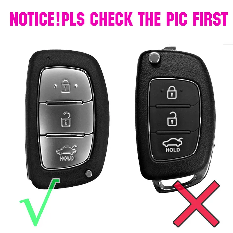 3 Button Silicone Key Cover For Hyundai Ix35 Tucson Elantra Sonata Mistra Accent I10 I25 I30 I40 Remote Key Fob Case Holder Skin