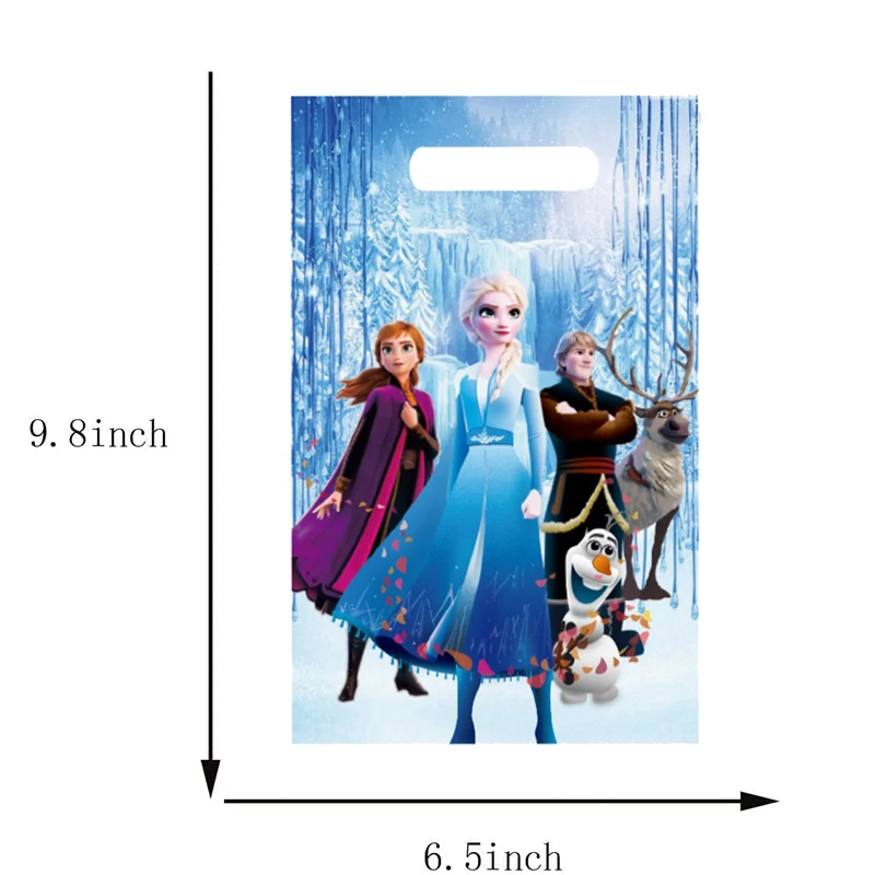 30pcs Disney Frozen Themed Gift Bags Frozen Queen Party Favor Bags Gift  Storage Bag Baby Shower Girls Birthday Party Decoration