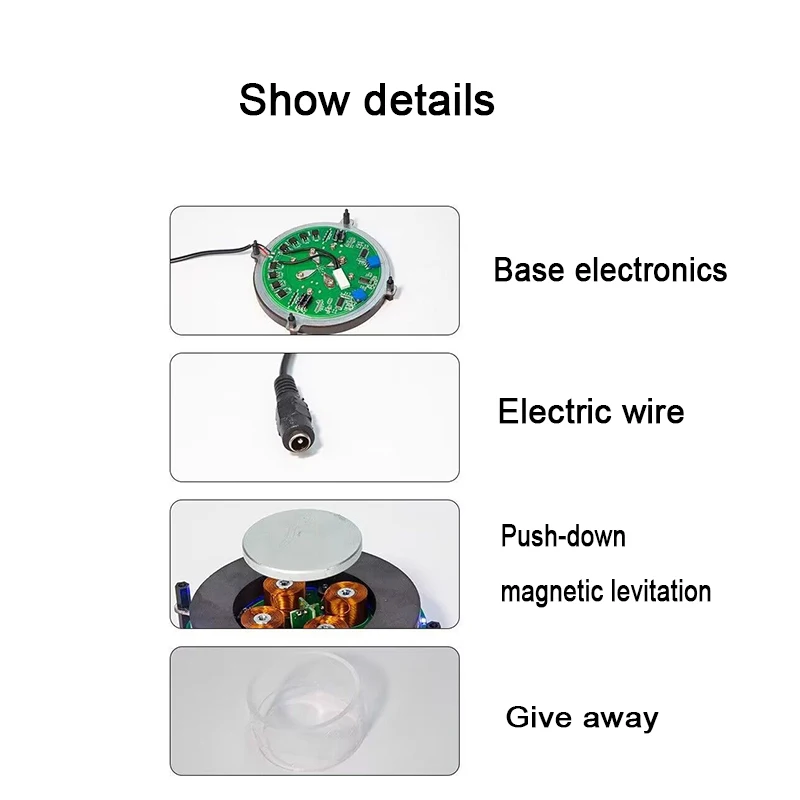 Magnetic Levitation Bare Metal Magnetic Levitation Movement Suspended Booth Magnetic Levitation Module Suspended speaker