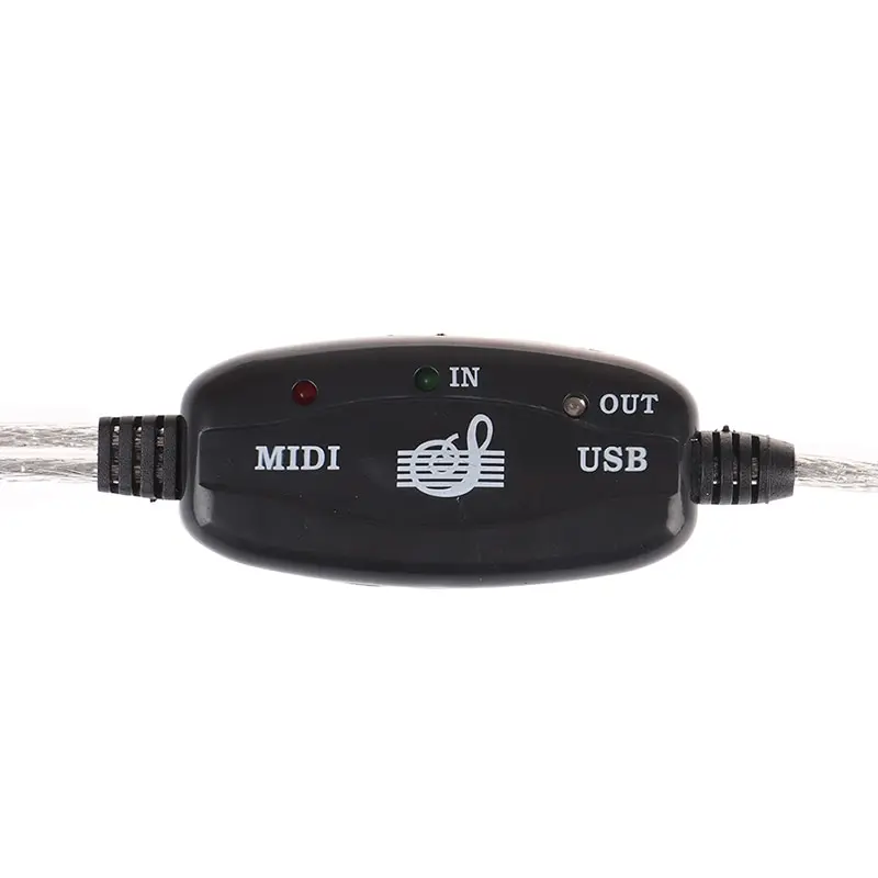 10 peças lote acessórios de instrumentos musicais cabo midi linha de edição de música midi para cabo usb teclado cabo de música cabo midi