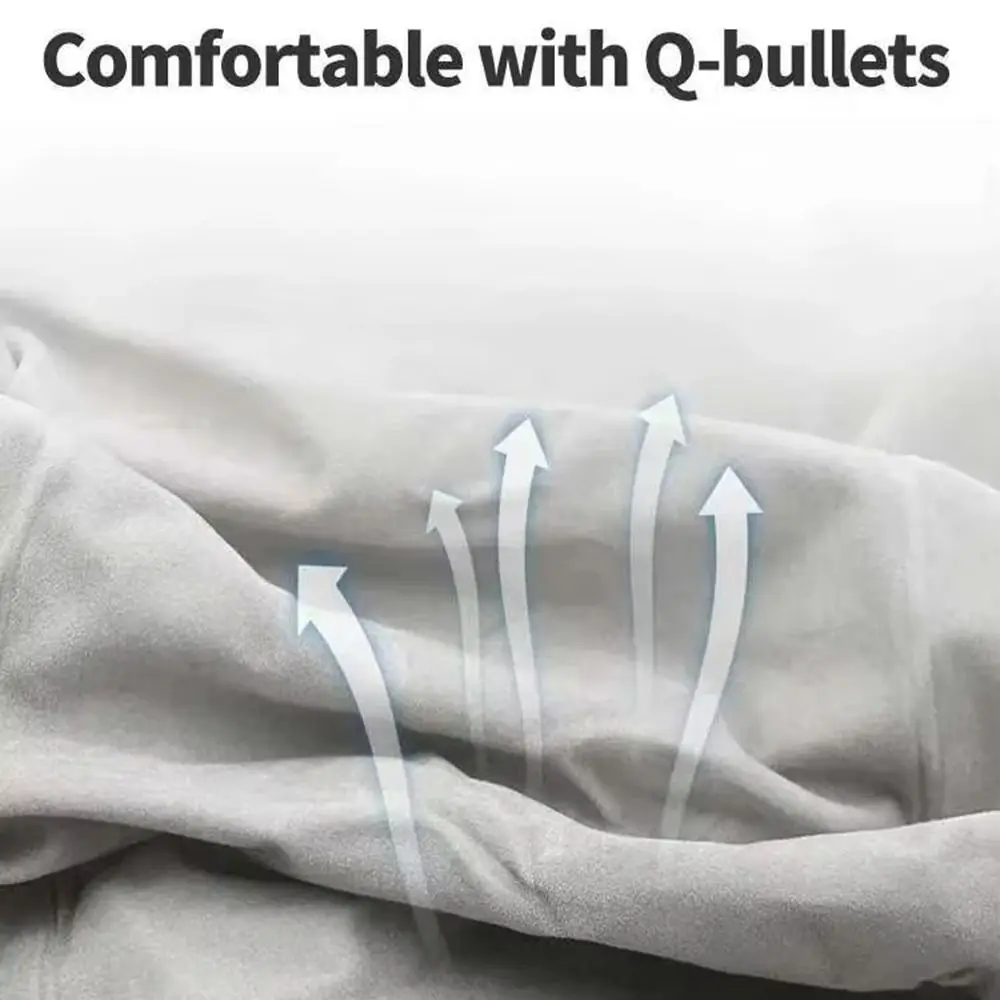 Press Type Inflatable Waist Pillow Thickened Portable Lumbar Support Pillow with Storage Bag Waist Protection
