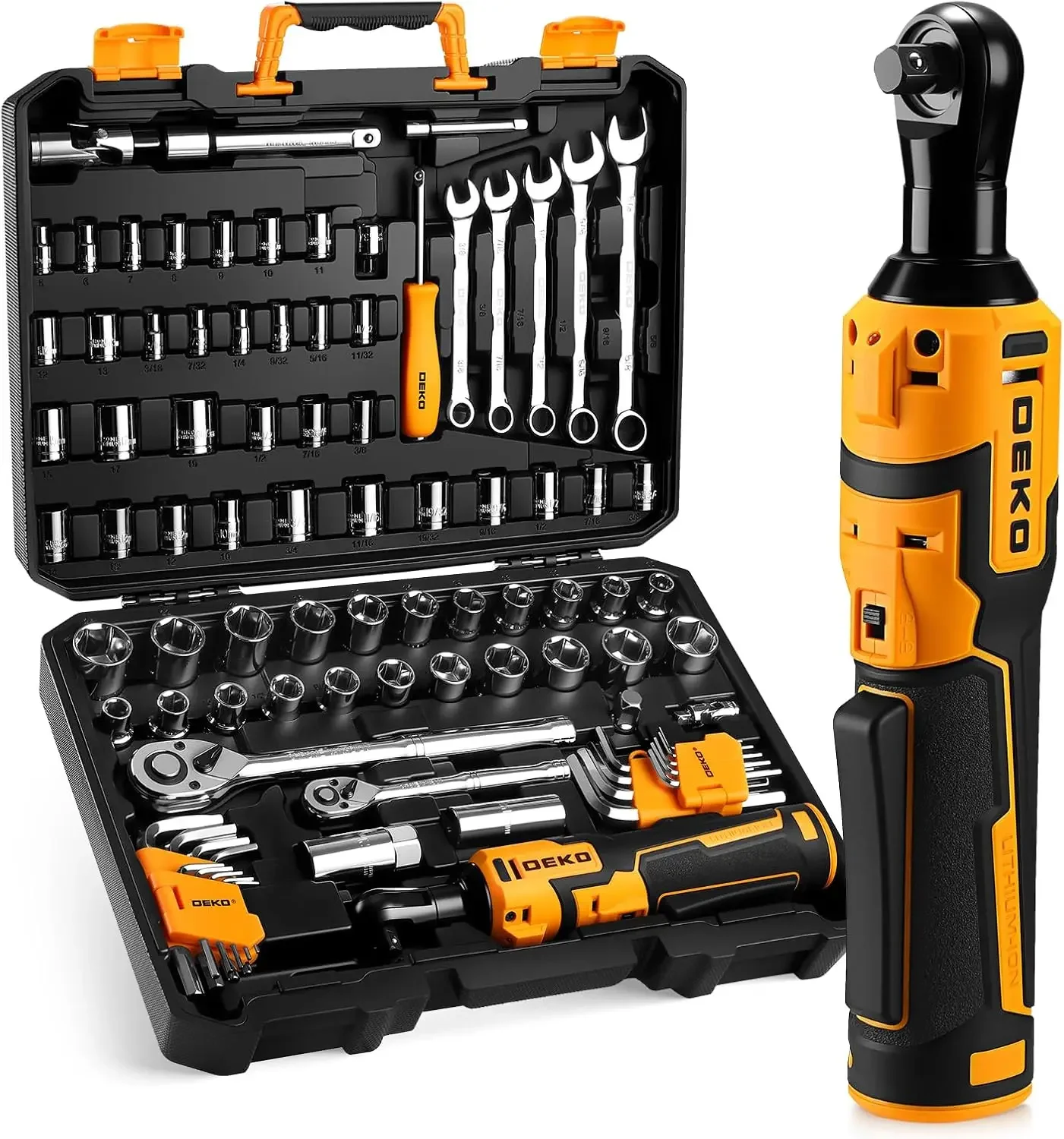 Cordless Ratchet Wrenches Set:1/4