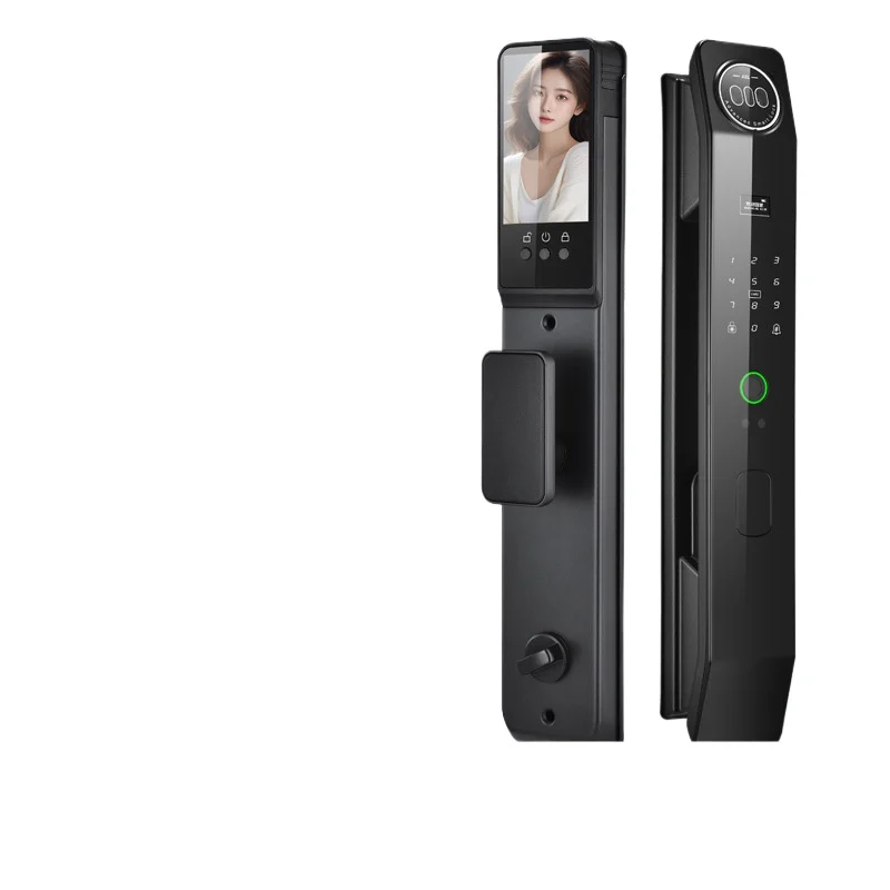 

automatic home security door facial recognition fingerprint lock, remote access password smart door lock