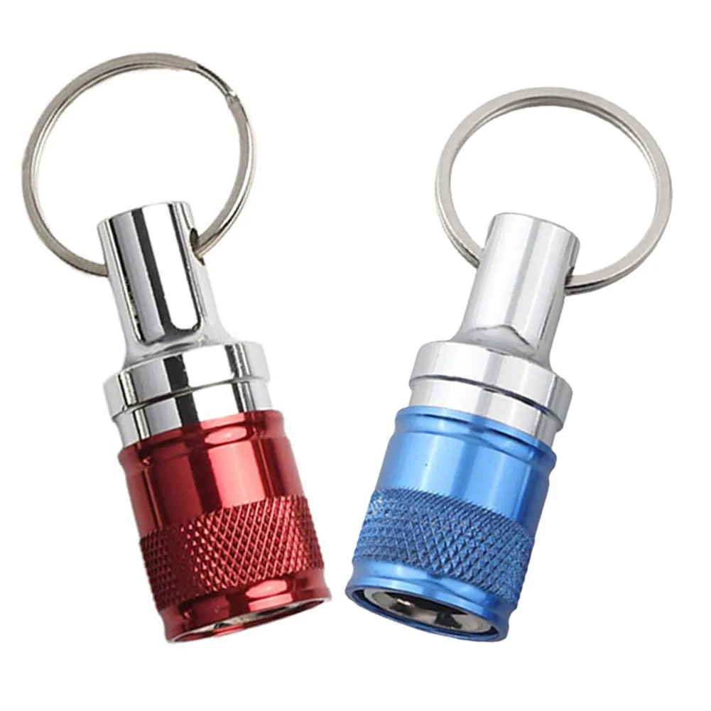 2PCS SDS Shank Screwdriver Bits Holder Extension Bar Drill Storage Keychain Fit Most Electric Drivers Hand-held Drivers And Bit