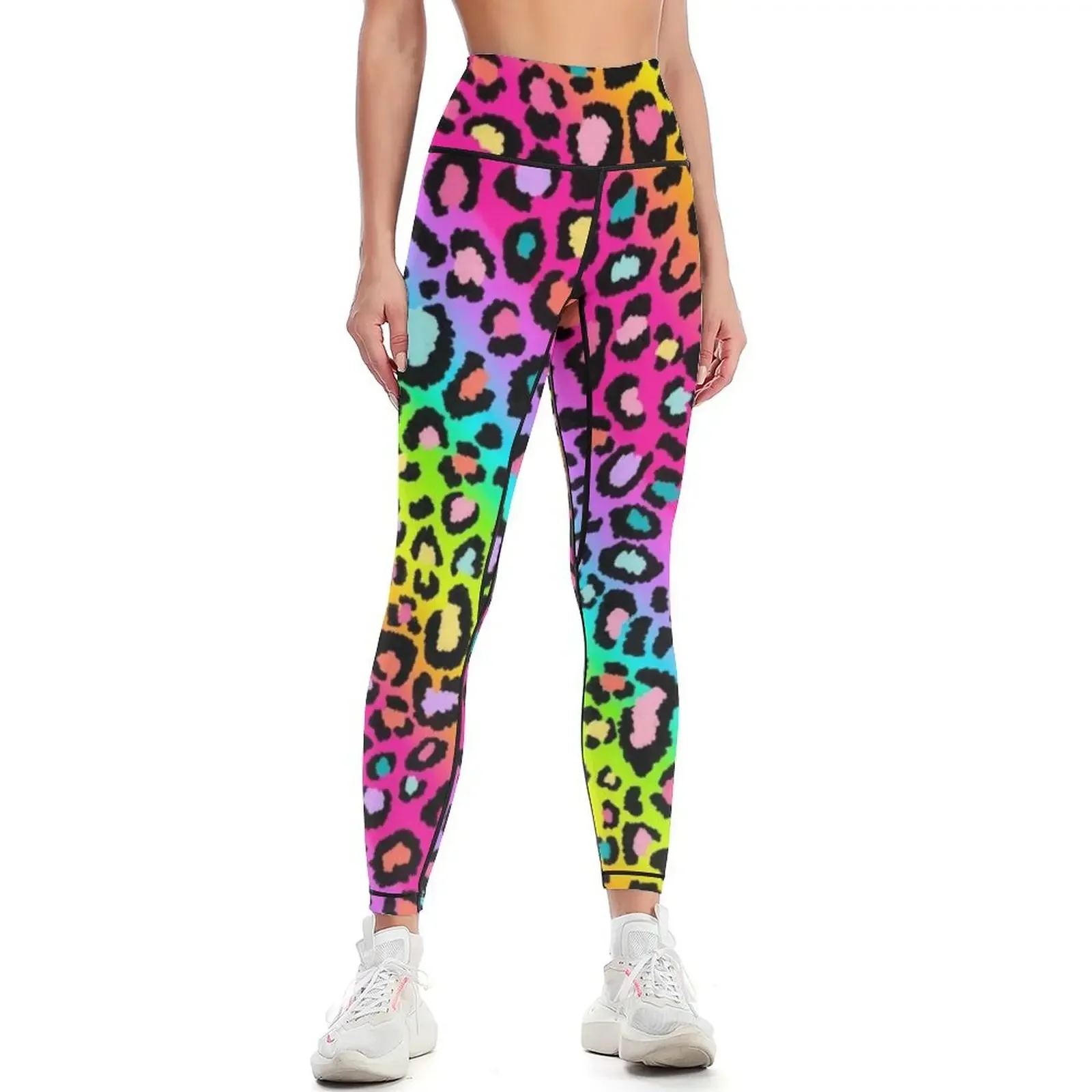 

Rainbow Leopard Leggings sport pants Women's fitness gym womans for fitness Womens Leggings