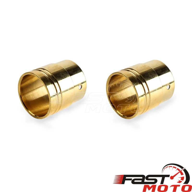 Brass Motorcycle Exhaust Pipe Tip For Harley Chopper Cafe Racer Universal Exhaust Tips Pipe 1-7/8\