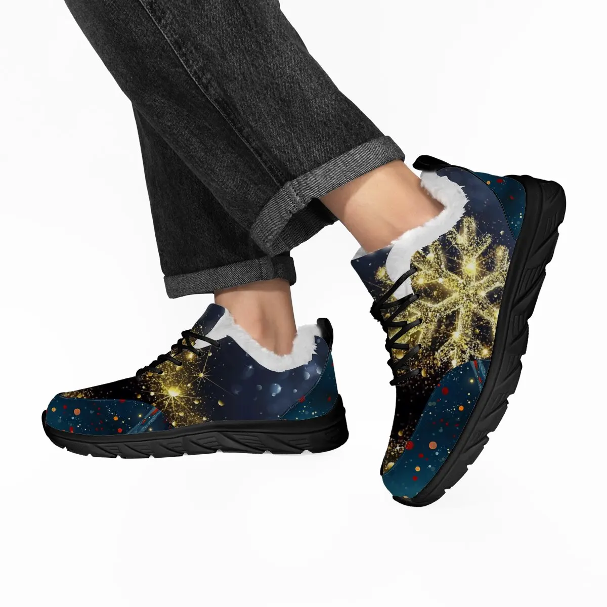 عيد الميلاد الرجال احذية الجري الركض أحذية رياضية الشتاء في الهواء الطلق الفاخرة العلامة التجارية على الطرق الوعرة أحذية تنفس زوجين عدم الانزلاق أحذية رياضية