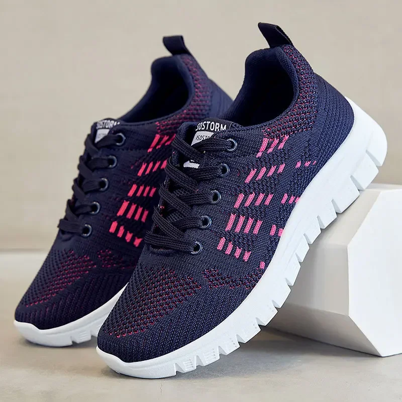 Women's Sports Sneakers Shoes Women Spring Autumn New Trend Fashion Casual Breathable Running Shoes Soft Sole Women Sports