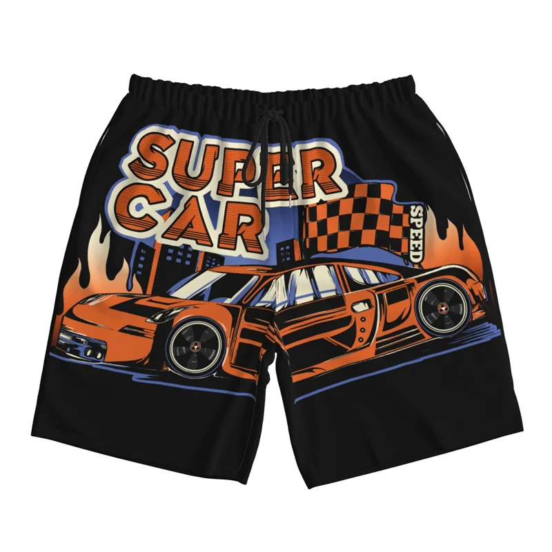 

Мужские пляжные шорты в стиле хип-хоп, уличная одежда, 3D-принт, ретро-узор в стиле Харадзюку, свободные шорты для повседневной носки, летние, новые