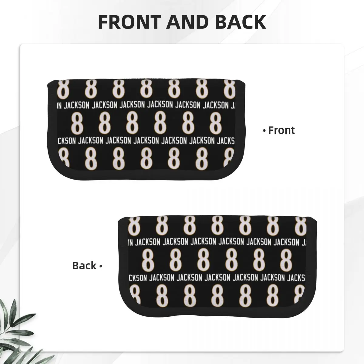 Lamar Jackson Pencil Case for Kids Gifts Pen Box Pencil Bag Stationery Supplies Pen Holder Bag