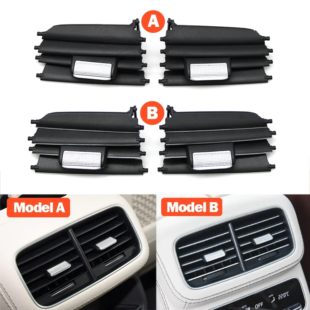 

Car Rear Seat Air Conditioner AC Vent Grille Tab Clip Outlet Outer Frame Repair Kit Fit For Mercedes Benz GLE GLS W167 2020-2025