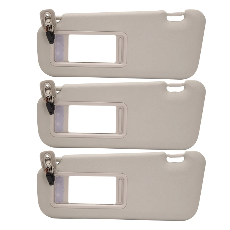 3X Car Left Driver Side Sunvisor Sun Visor For Mazda 3 Hatchback 2010-2013 BBM2-69-320C-75