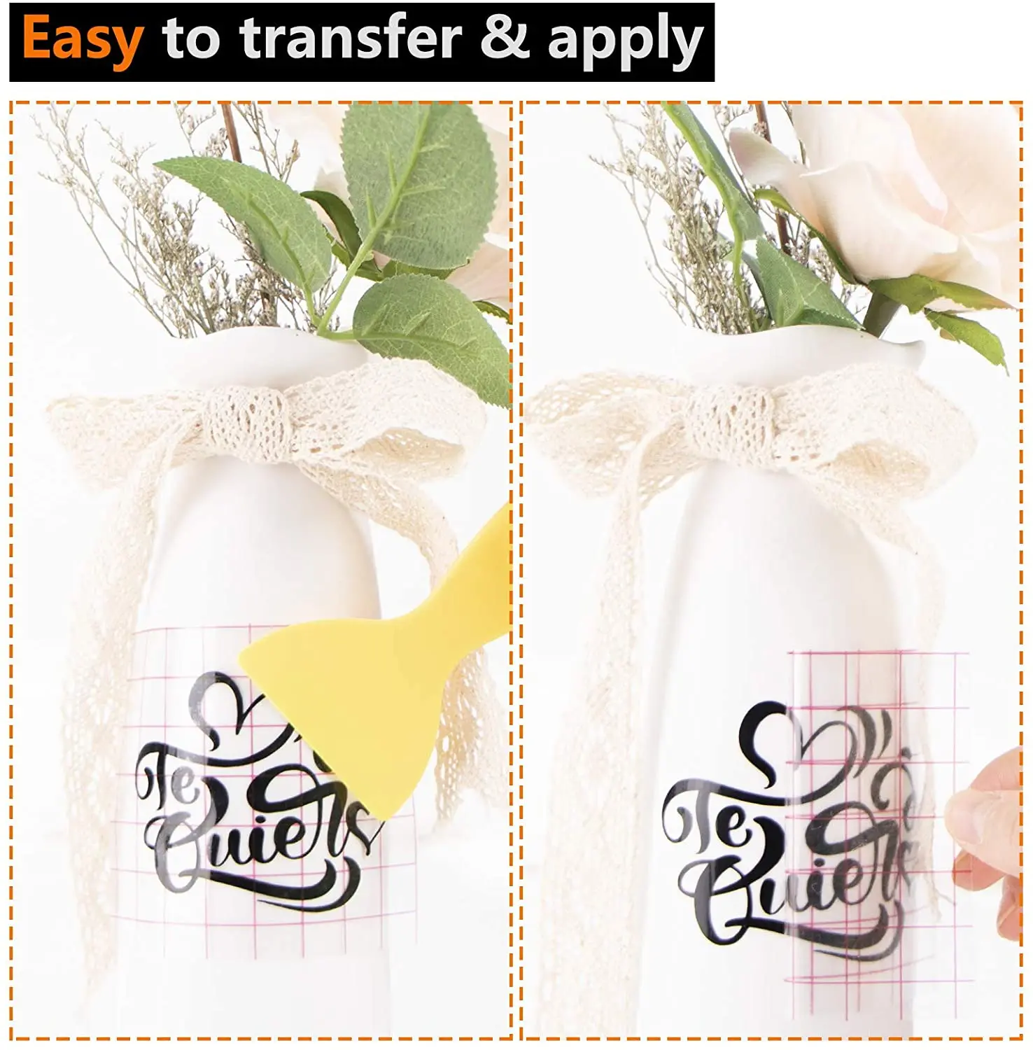 easy to transfer Permanent Adhesive Vinyl Roll