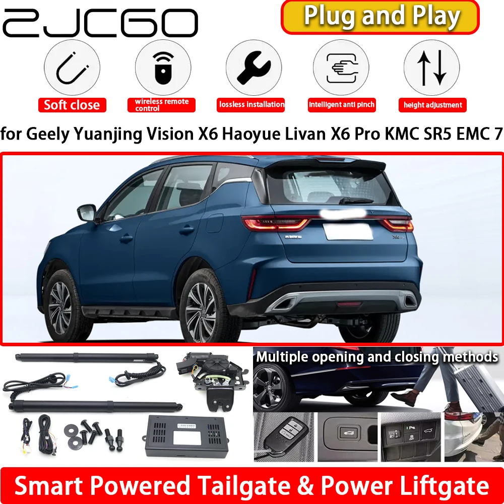 

for Geely Yuanjing Vision X6 Haoyue Livan X6 Pro KMC SR5 EMC 7 Automatic Electric Powered Tailgate Power Liftgate Tail Gate Lift