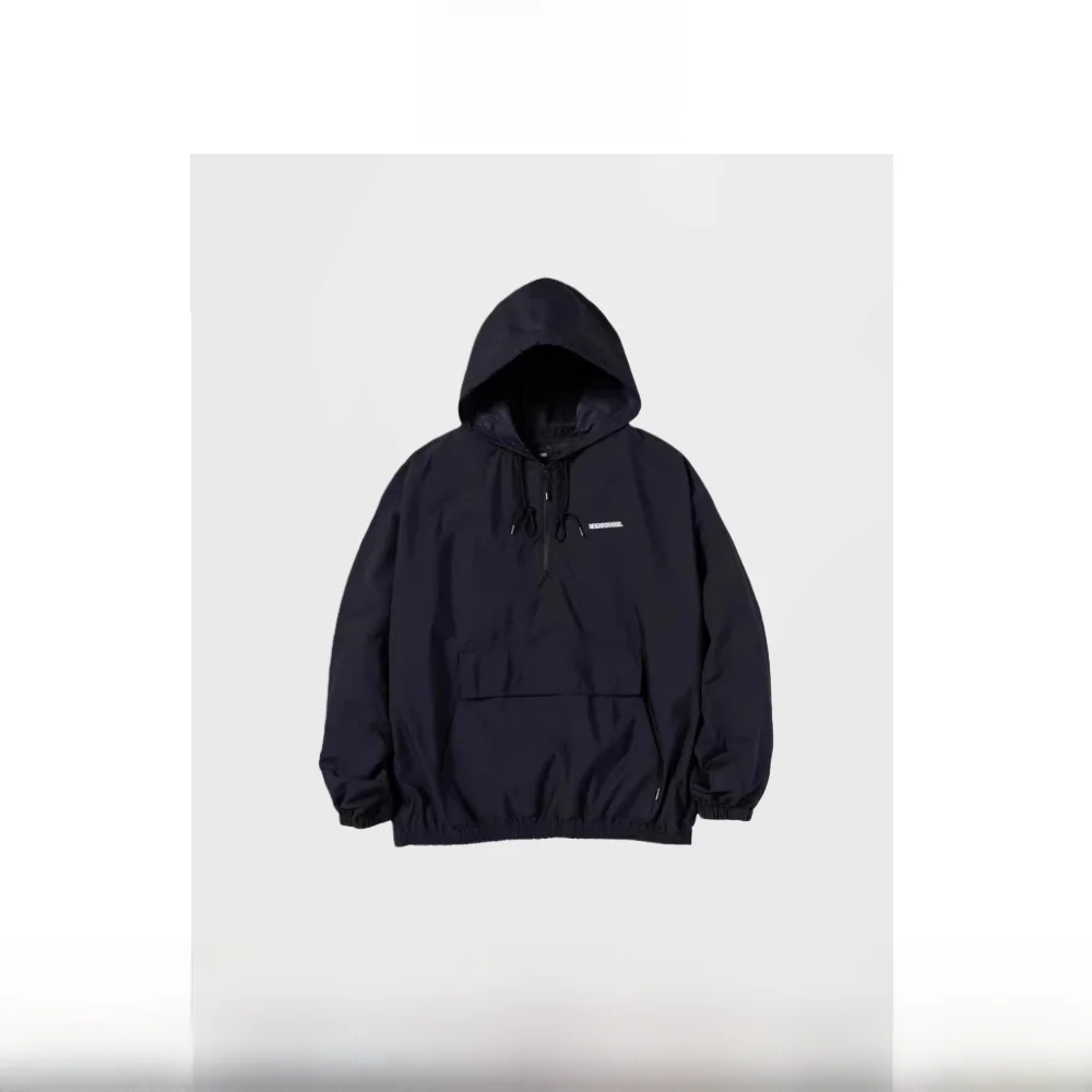 

Loose Casual Nylon Jaet Stand Collar Printed Humans Mades Coat for Men Autumn Season Faionable Streetwear Sle