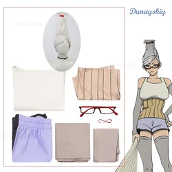 Dandadan Seiko Ayase Grandma Seiko Cosplay Costume Wig Santa Dodoria Outfit Women Roleplay Halloween Party Shorts Clothes