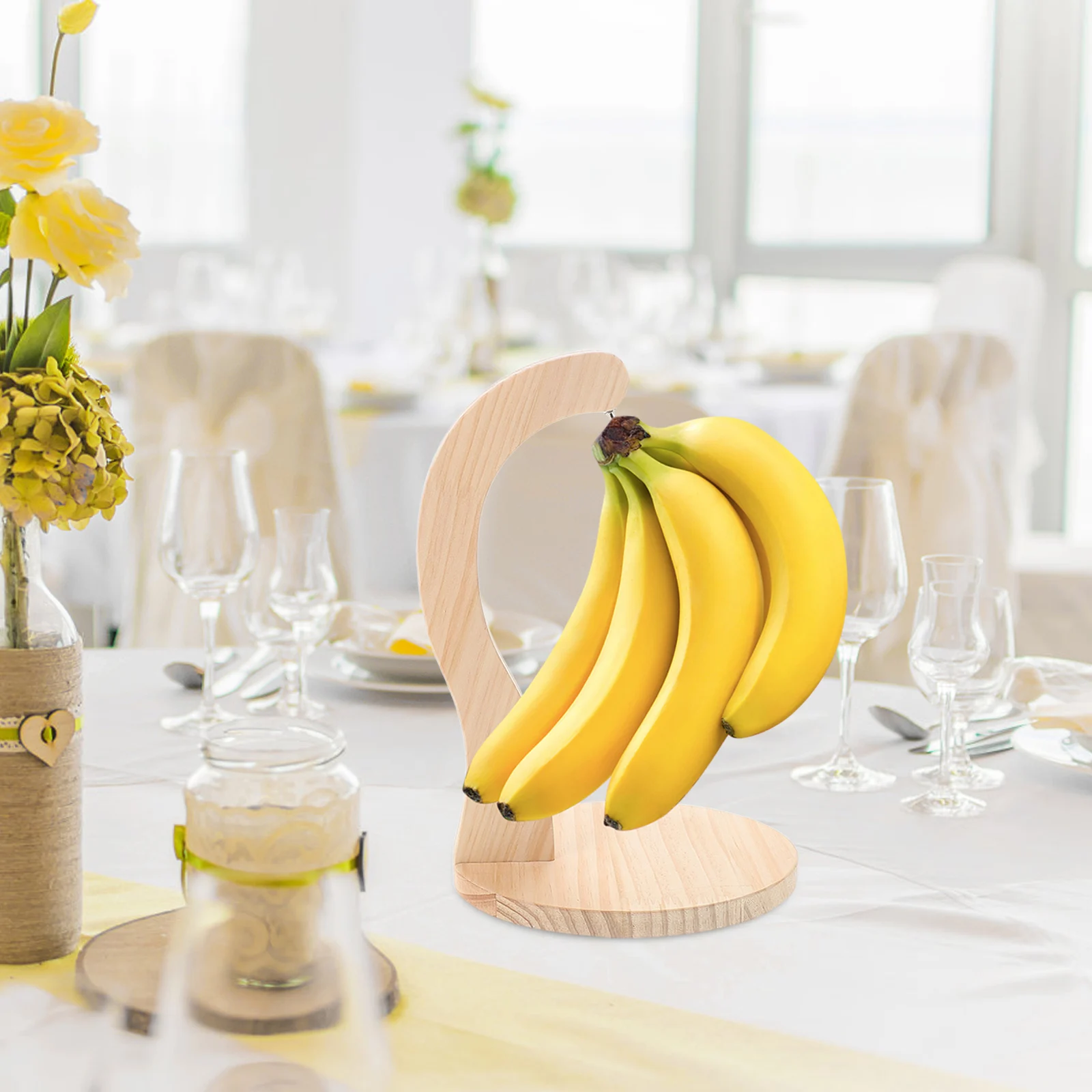 

Banana Rack Hanger Grape Stand Kitchen Outdoor Banana Grape Hanger Bar Fruit Container Home Decor Lightweight Stable