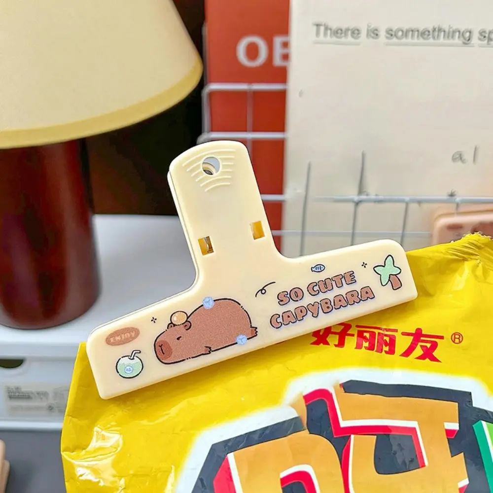 Kawaii Capybara Storage Folder Creative Portable Cartoon File Folder Multi-purpose Double Sided Documents Clip Student