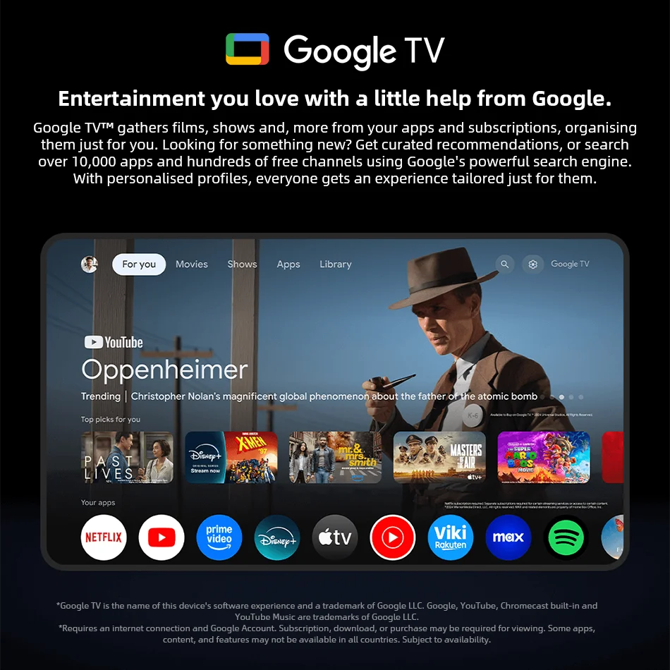 Xiaomi TV Stick 4K Generasi Kedua 2025 Versi Global Bluetooth 5.2 Google TV Smart HDR 2GB RAM 8GB ROM Mini TV Dongle Media Streaming