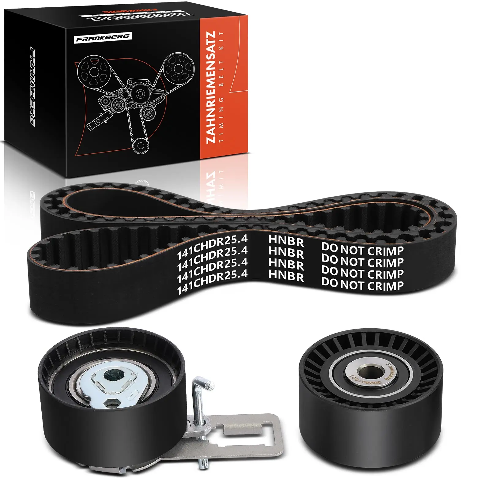 Frankberg 1x Zahnriemensatz Zahnriemen für Peugeot 207 CC 308 CC 508 I Partner Volvo S40 Ford K015656XS 7883-11116 7883-11505