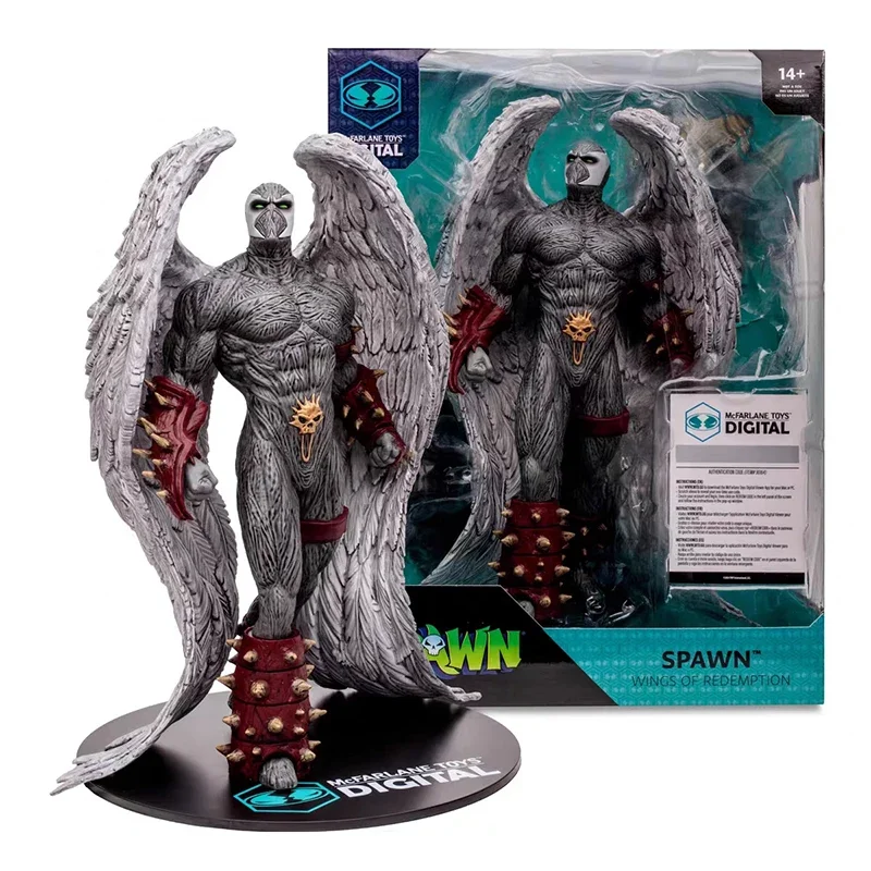 Spawn Wings Of Redemption Version Anime Action Figure Digital Collectible Ornaments Model Movable Joints Desk Decor Statue Gifts