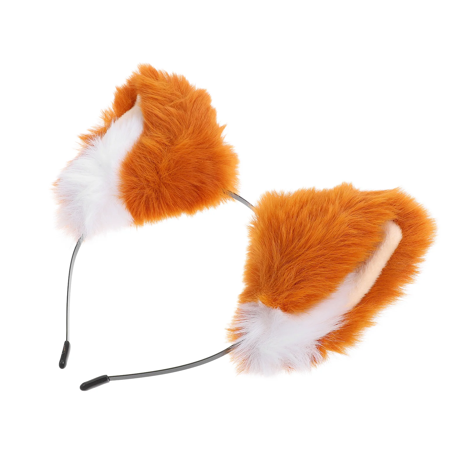 Plush Cat Dance Ear Socket Hair Accessories Three-dimensional Headband Miss White Furry Fabric Headbands Stylish Hairband