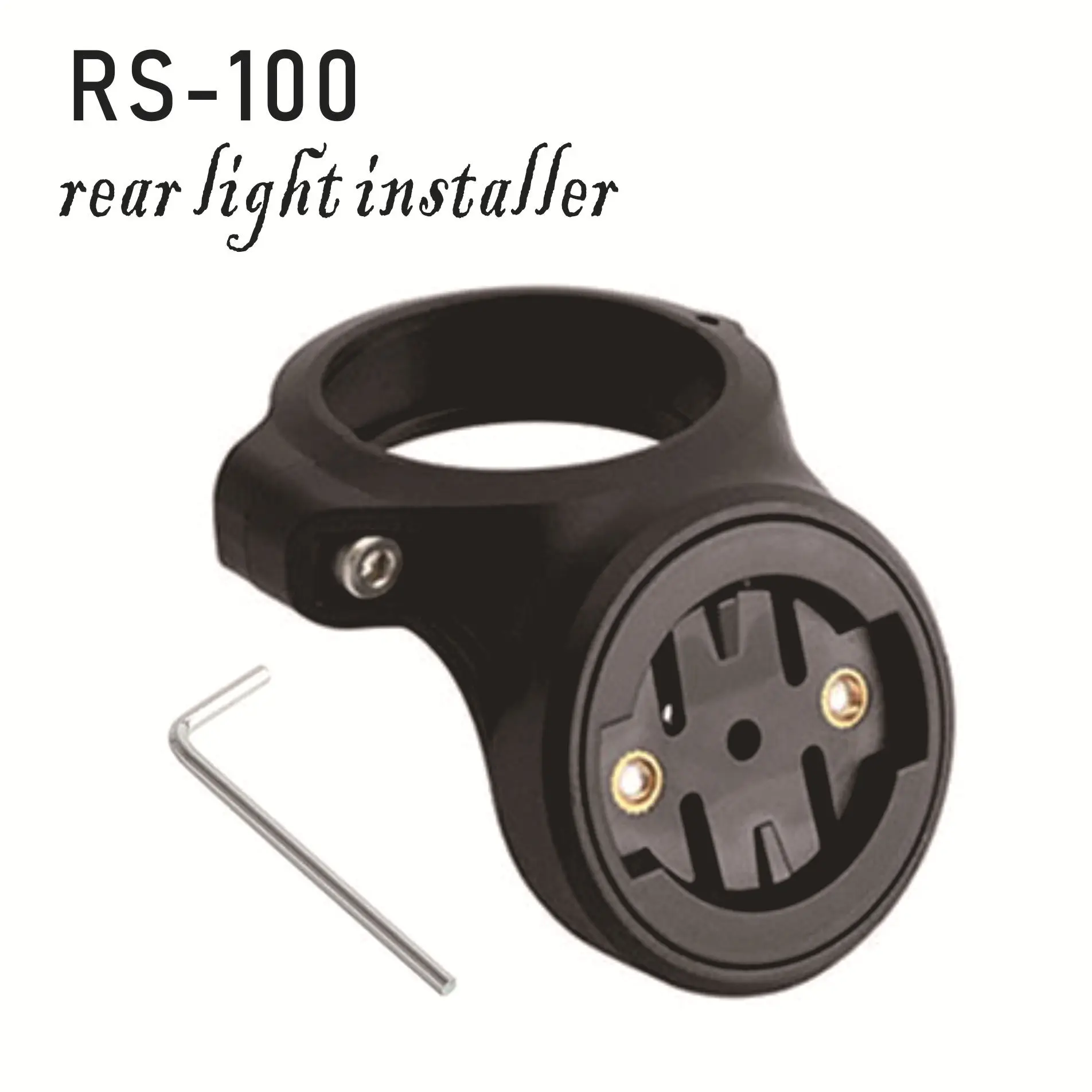 Fahrrad-Rückradarhalterung Fahrradlicht-Halterung Sattelstützen-Lampenhalter für Garmin Varia Magene L508, Bryton R300L – Detail 1