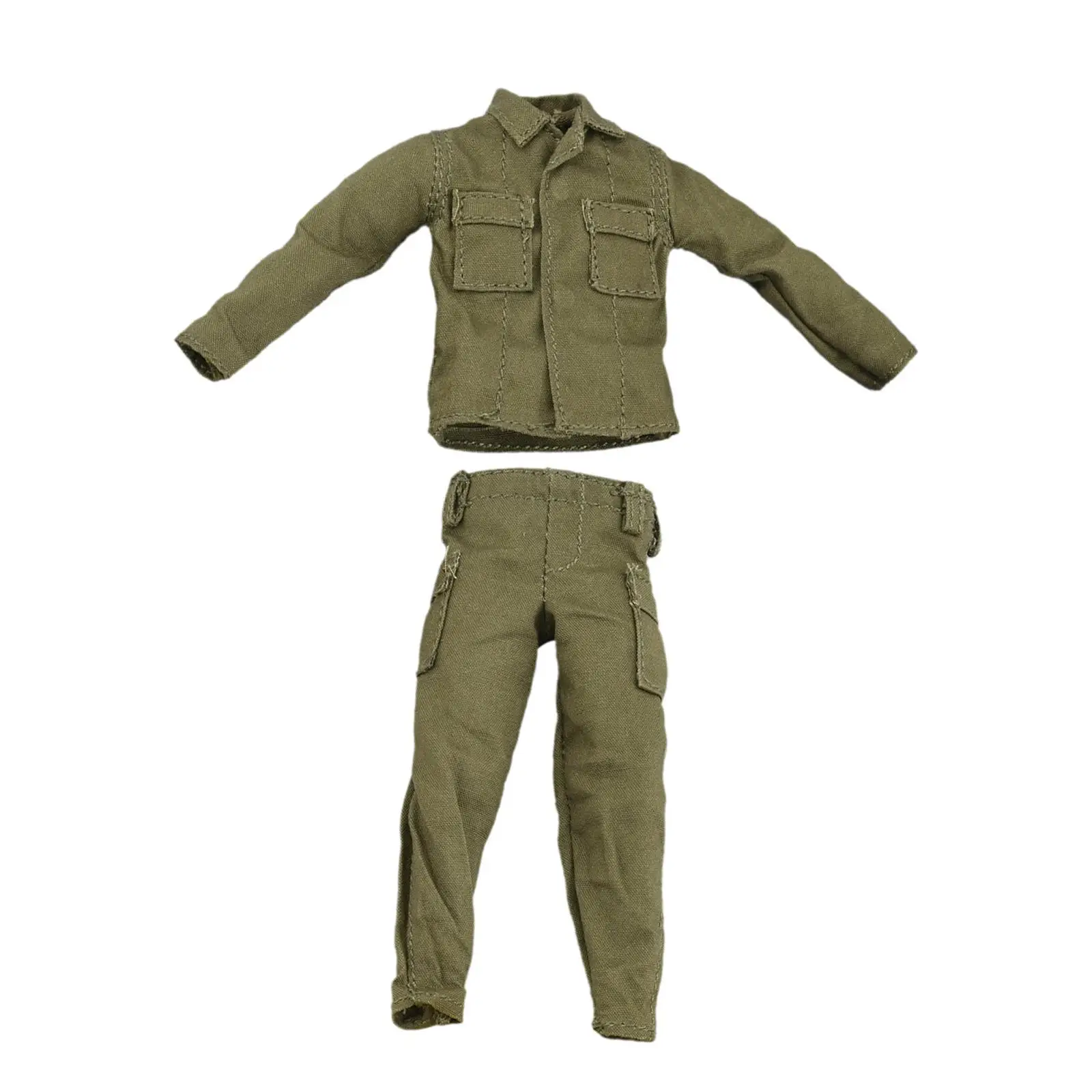 Veste et pantalon 1:12, uniforme d'entraînement pour 6 figurines d'action