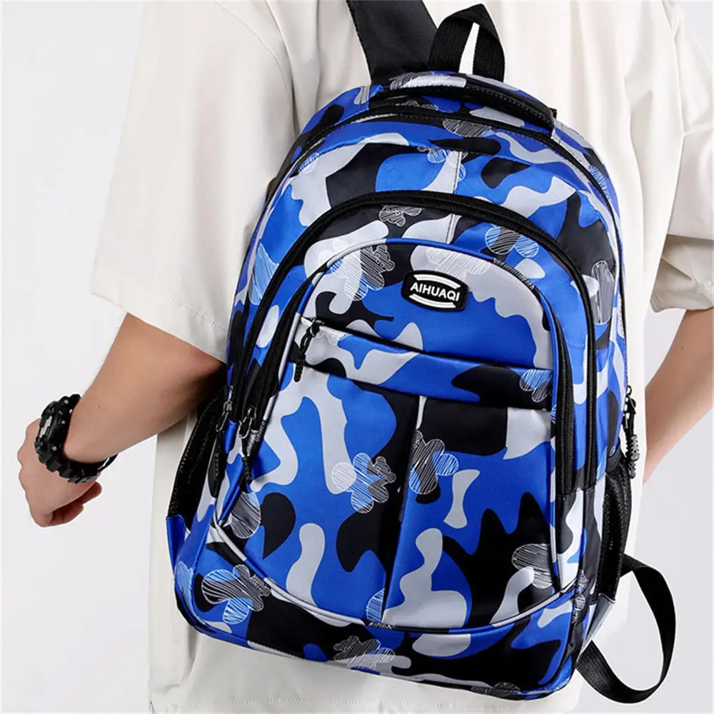 2023 New Children Schoolbag Nylon Large Capacity Student Backpack For Teenager Boys Girls Travel Ruckpack for Outdoor Camping