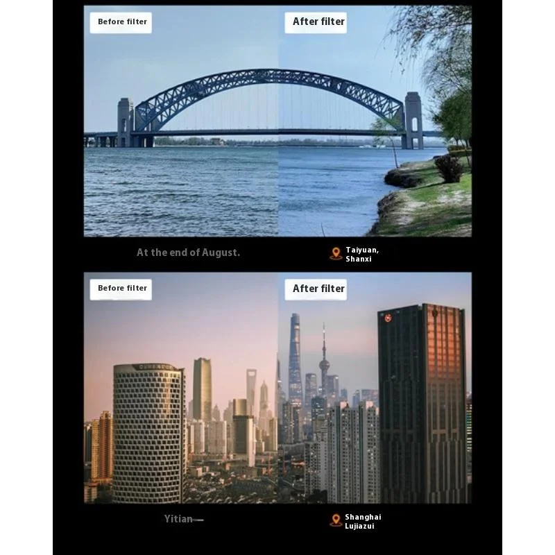 مجموعة فلاتر CPL فاخرة مقاس 52 مم مع مستقطب دائري ومشبك عدسة الكاميرا لهاتف Magsafe 16.