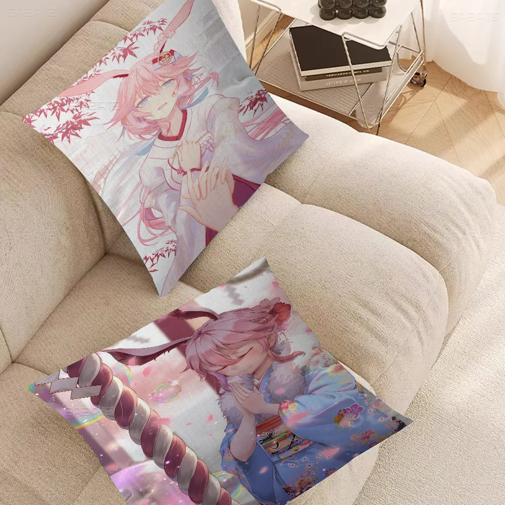 

Honkai Impact Pillowcase Toon Gift Cushion Cover Bedroom Home Sofa Chair Seat Decor Pillow Case