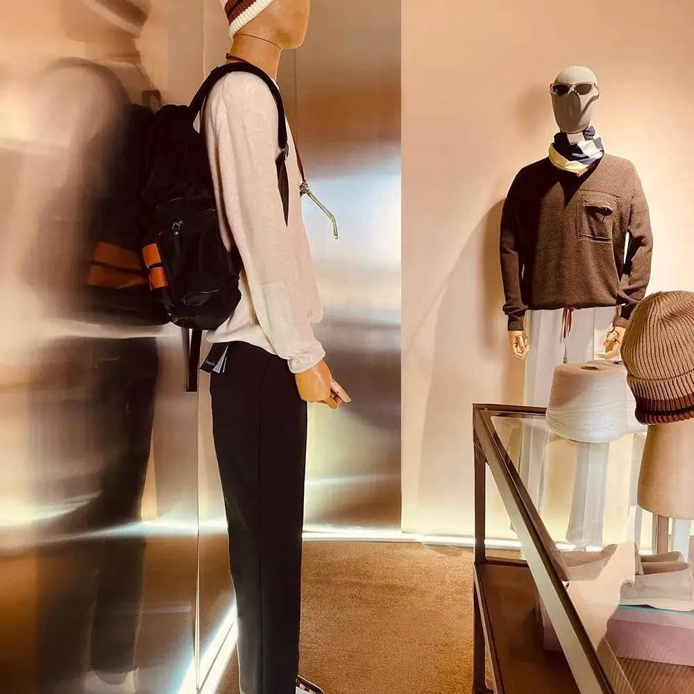 

Z Series Italian Luxury Men's High End Wool Silk Blend Knitted Base Layer Sweater Long Sve round Ne Youth Vitali Sle