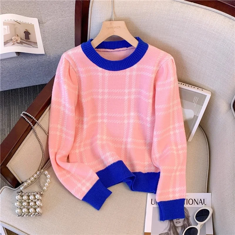 

Dongguan Dayang Knitted Sweater antou Women's High-end New Sle Long Sve round Ne Ultra-ort Length Autumn Faion