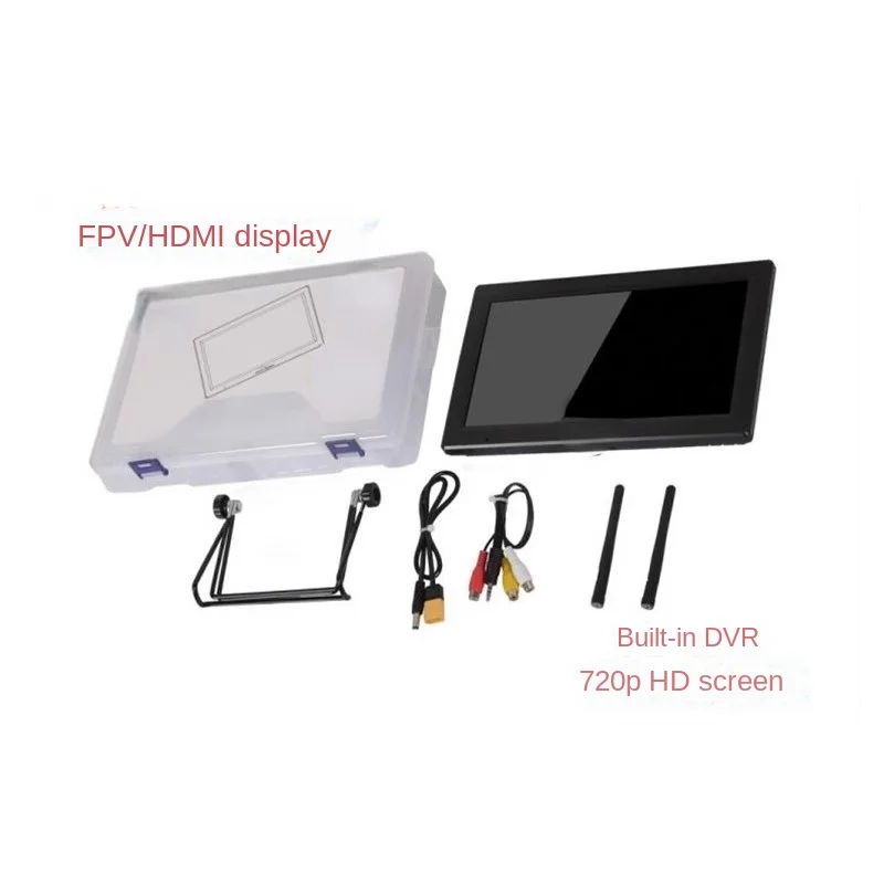 Suitable for Captain 10.2-Inch Large Screen FPV Display HDMI Crossing Machine FPV Display DVR