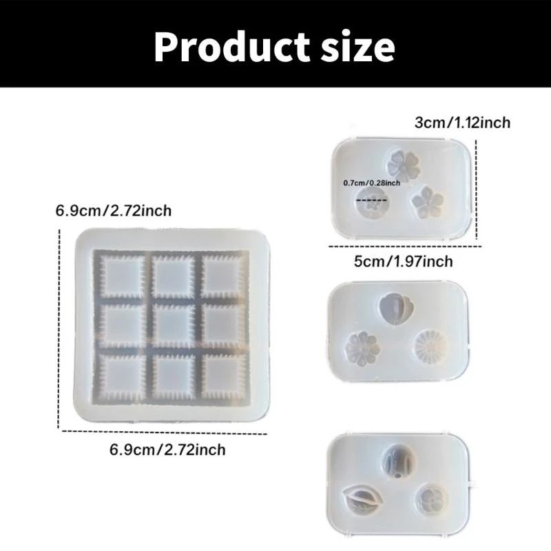 Creative Silicone Molds For DIY Miniature Pastry Storage Box And Art Projects