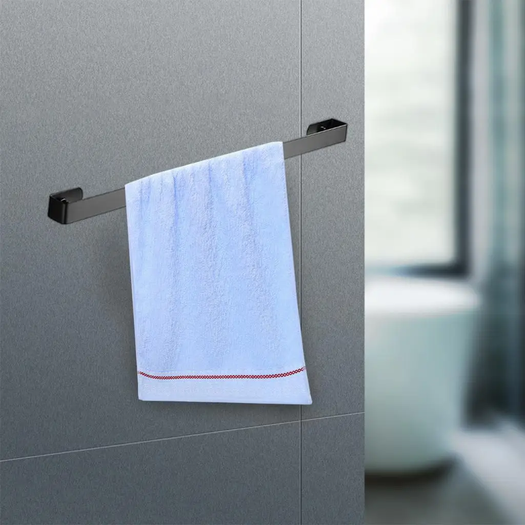 

Bathroom Toilet Towel Rack Towel Hanger Robe Save Space for Bathroom Kitchen Hotel
