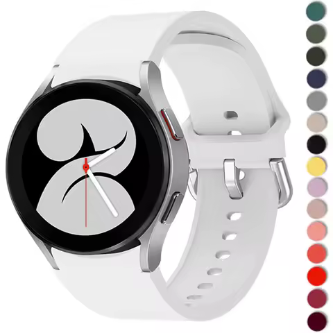 Strap For Samsung Galaxy Watch 4 40mm 44mm smartwatch Silicone Sport Bracelet For Samsung Galaxy Watch 4 classic 42mm 46mm band