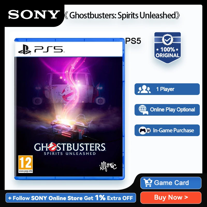 Sony PlayStation 5 Ghostbusters: Spirits Unleashed PS5 Game Deals for Platform PlayStation5 PS5 Game Disks