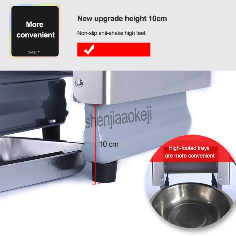 Home Automatic Vegetable Cutting Machine New Upgrade Meat Slicer Commercial Cut Fish Slice Cutting Machine Electric Meat Slice