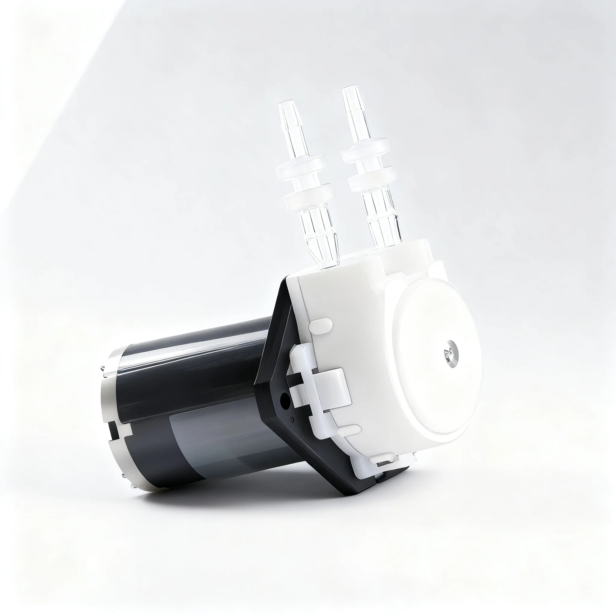 Brush DC Small Flow Peristaltic Pump, Low Noise Self-priming Micro Industrial Pump