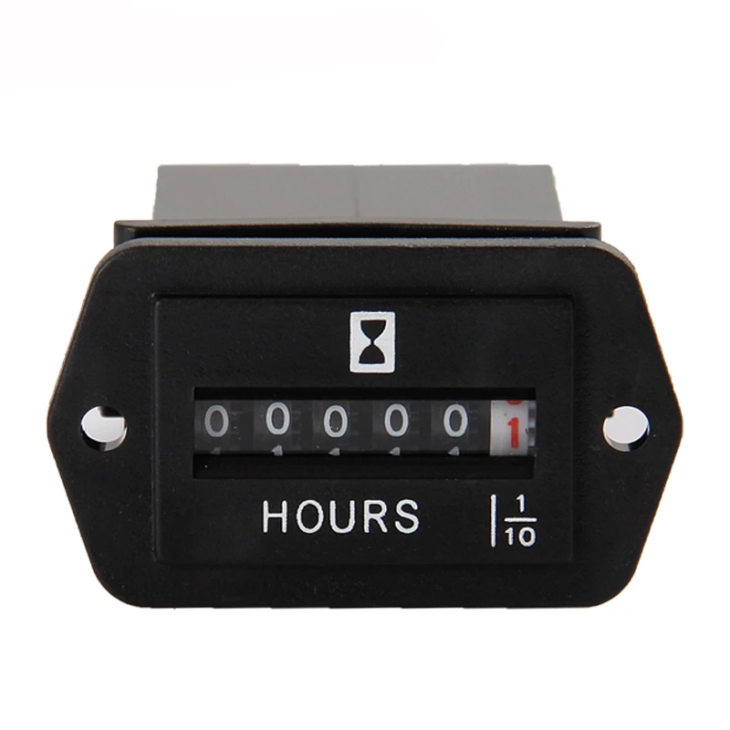 HM002 AC110-250V Timer Mechanical Hour Meter Hourmeter for Engine Generator Boat Motorcross Motor Truck Tractor