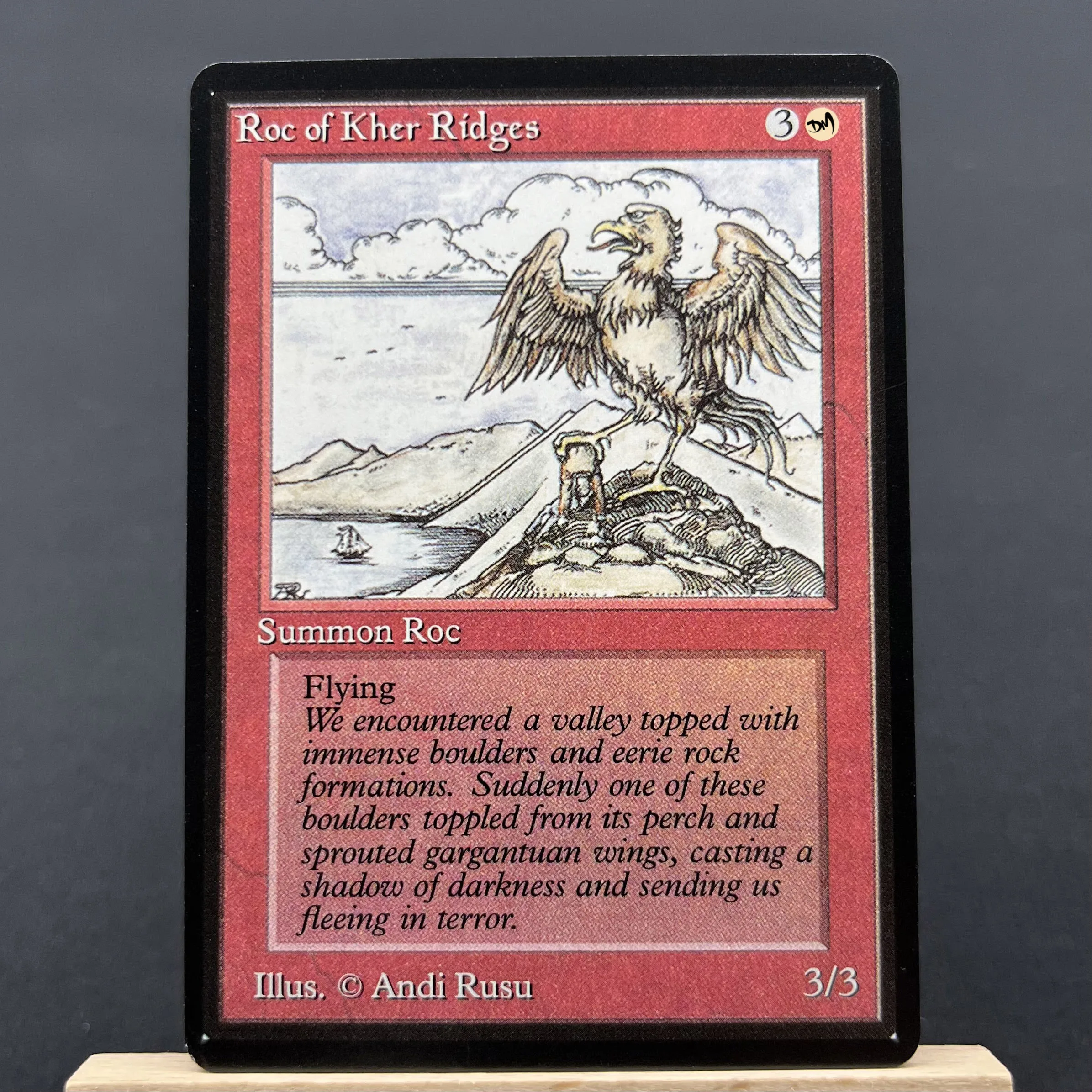 Beta Normal2-Ⅰ01 Tcg cards proxy magic the Roc of Kher Ridges Rock Hydra Sedge Shivan Dragon smoke Wheel of Fortun the gather