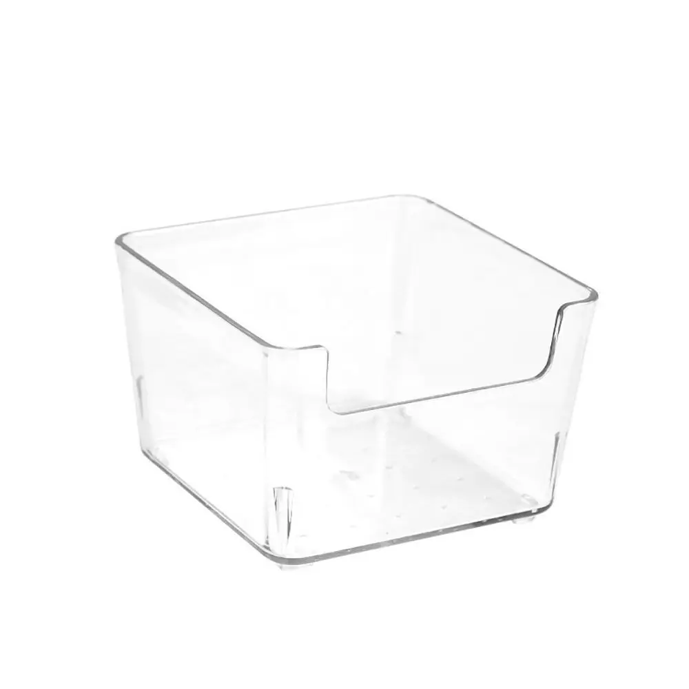 1Pcs Fruit Food Jars Book Cosmetic Jewelry Fridge Storage Bin Transparent Clear Wide Use Desk Storage Box Table Kitchen Student