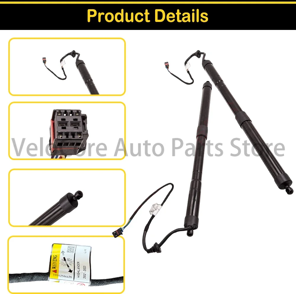 Rear Trunk Lift Support Strut For 2010-2023 VW Sharan Precision Fit 7N0827851E Universal Left Right Quiet & Durable